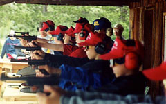 Kids fire guns