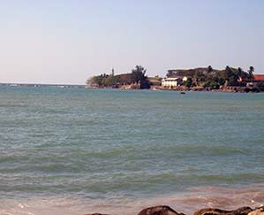 The coast of Sri Lanka in the days after the 2004 tsunami.