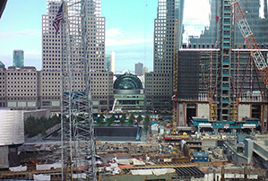 The 9/11 Memorial on the ten year anniversary of the terror attacks, New York City