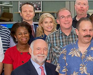 CBS Radio staff 2013, Heather Bosch, Harvey Nagler, Cami McCormick, Jill Schlesinger, Dave Barrett, Harley Carnes, Steve Kathan