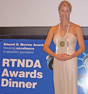 Heather Bosch in New york for the Edward R. Murrow awards. See Heather Bosch's awards and honors as a news reporter, anchor and journalist